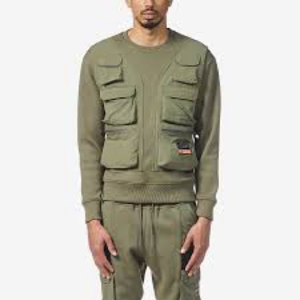 OLIVE SWEATSHIRT